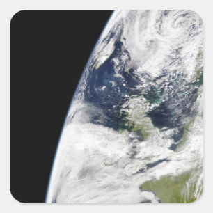 View of Earth from space Square Sticker