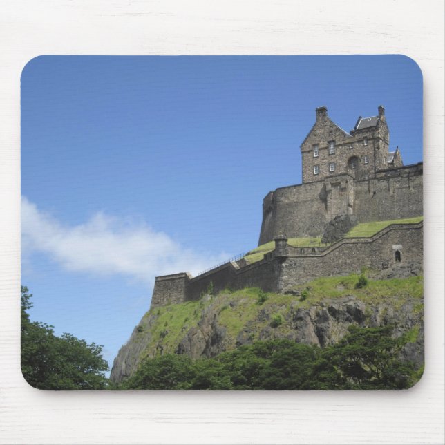 View of Edinburgh Castle, Edinburgh, Scotland, 2 Mouse Pad (Front)