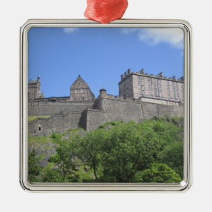 View of Edinburgh Castle, Edinburgh, Scotland, 3 Metal Ornament