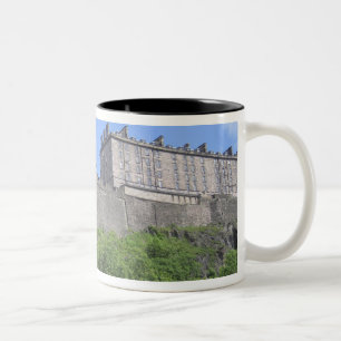 View of Edinburgh Castle, Edinburgh, Scotland, 3 Two-Tone Coffee Mug