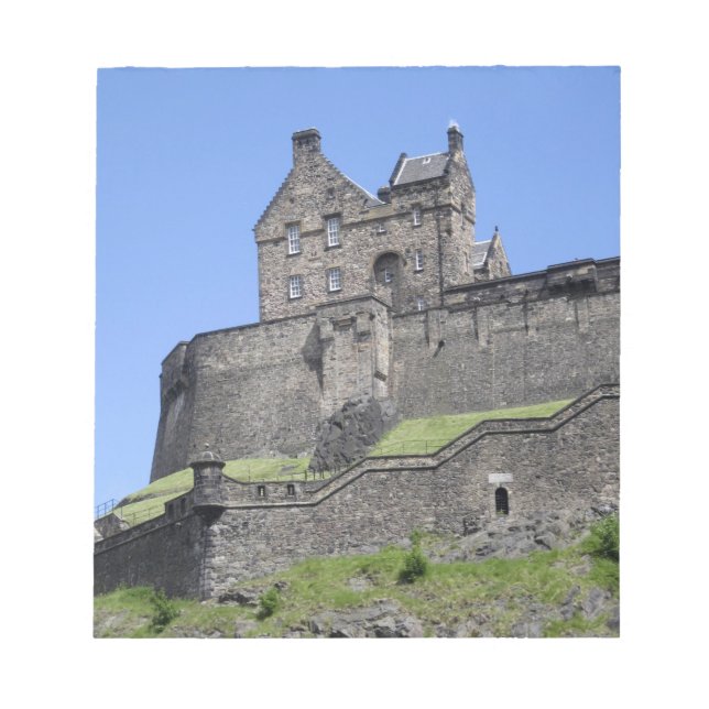View of Edinburgh Castle, Edinburgh, Scotland, Notepad (Front)