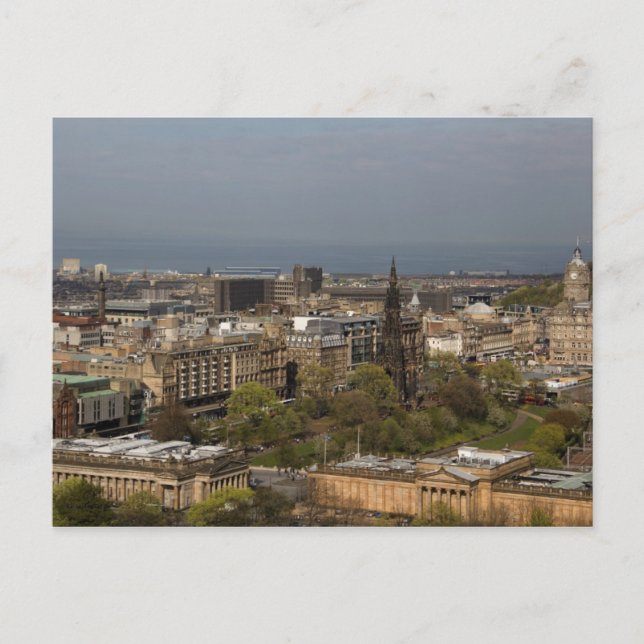 View of Edinburgh Postcard (Front)