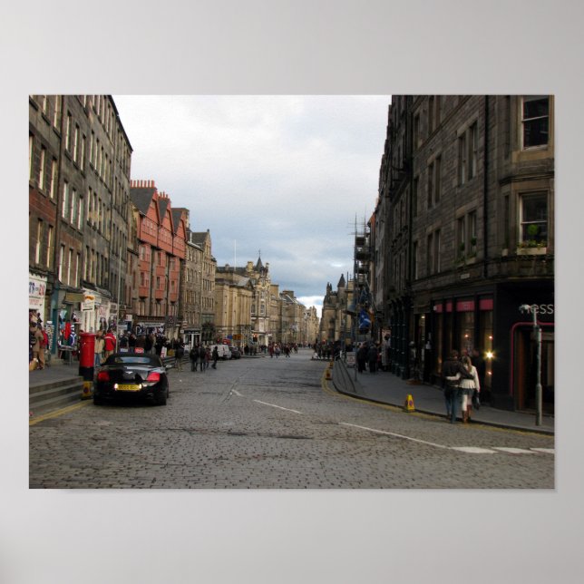 View of Edinburgh Poster (Front)