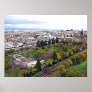 View of Edinburgh Scotland Poster
