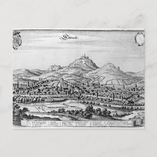 View of Eisenach Postcard (Front)