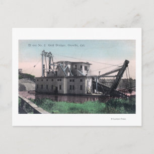 View of El Oro # 2 Gold DredgerOroville, CA Postcard