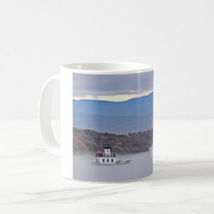 View of Esopus Meadow Lighthouse in the Fog Coffee Mug