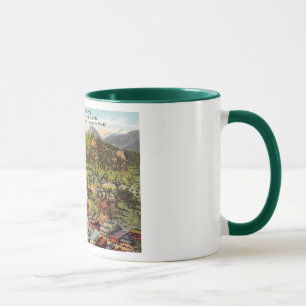 View of Estes Park Colorado Vintage Mug