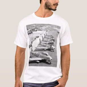 View of F-86 aeroplanes on the flight_War Image T-Shirt