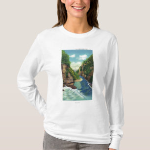 View of Fall Creek Gorge T-Shirt