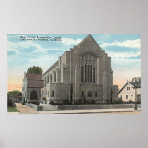 View of First United Presbyterian Church Poster