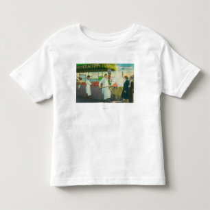 View of Fisherman's Wharf, Crabs Getting Toddler T-Shirt