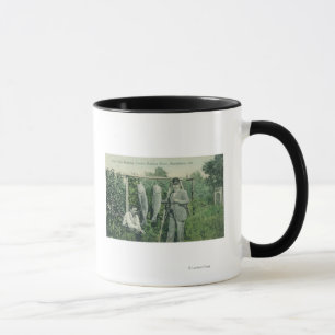View of Fishermen with Catch near Fitch Mt. Mug