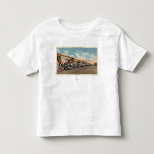 View of Fishing Boats on Municipal Pier Toddler T-Shirt