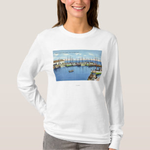 View of Fishing Fleet in the Harbour T-Shirt