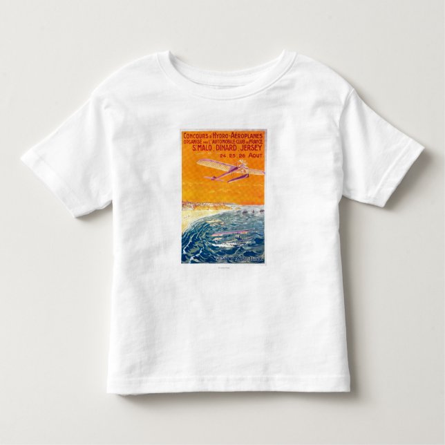 View of Float Planes in Air and Water Poster Toddler T-Shirt (Front)