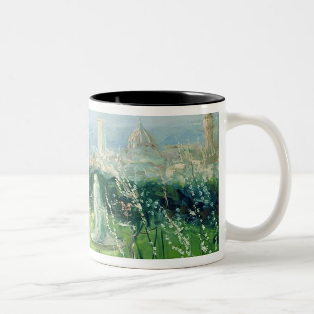 View of Florence, c.1909 Two-Tone Coffee Mug (Right)