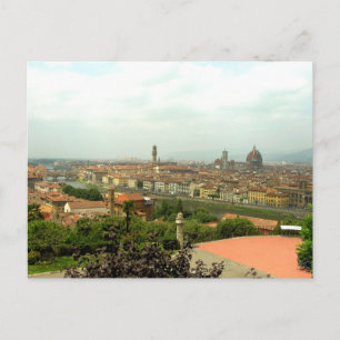 View of Florence from Piazzale Michelangelo Postcard