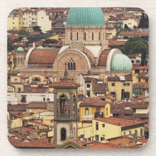 View of Florence, Italy from Piazza Coaster