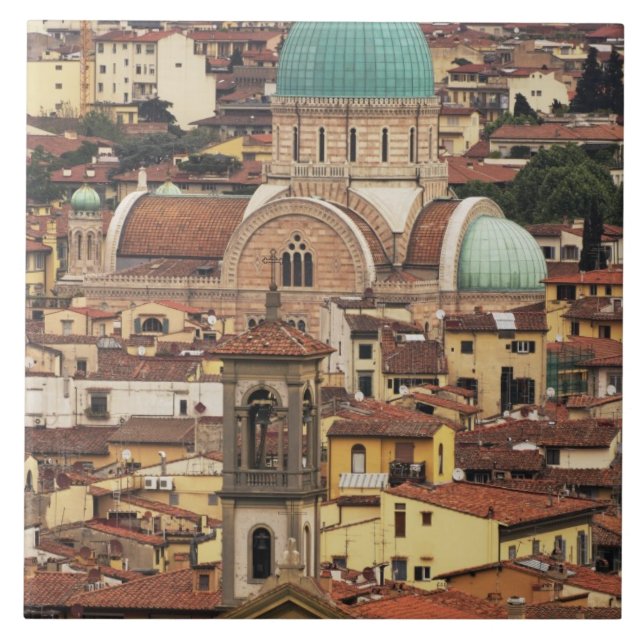 View of Florence, Italy from Piazza Tile (Front)