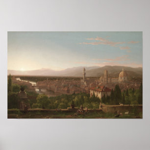 View of Florence — Thomas Cole Print