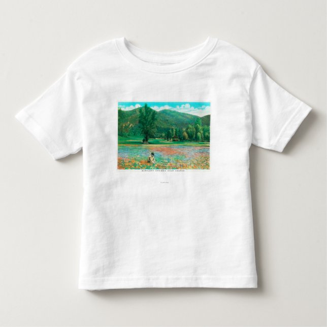 View of Flowering Field Toddler T-Shirt (Front)