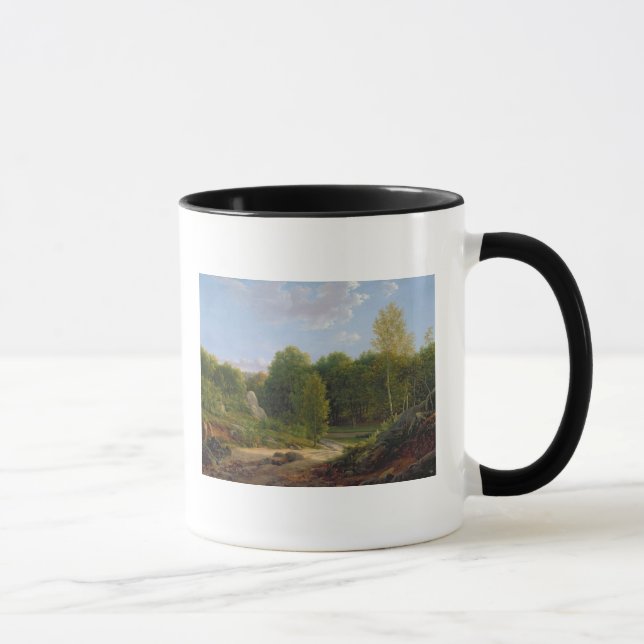 View of Fontainebleau Forest, 1829 Mug (Right)