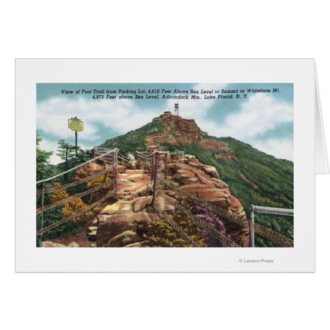 View of Foot Trail to Summit (Front Horizontal)
