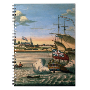 View of Fort George, with the city of New York fro Notebook