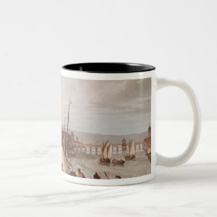 View of Frankfurt, 1814 Two-Tone Coffee Mug