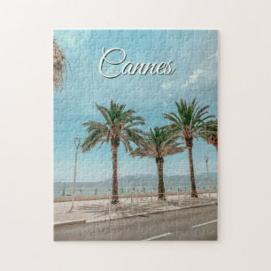 View of French Riviera in Cannes France  Jigsaw Puzzle
