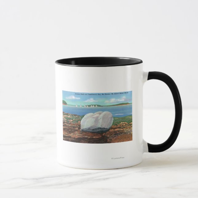 View of Frenchman's Bay and Balance Rock Mug (Right)