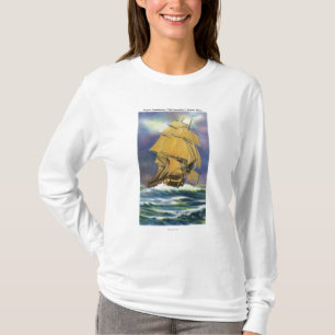 View of Frigate Constitution, Old Ironsides T-Shirt