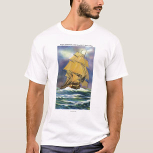 View of Frigate Constitution, Old Ironsides T-Shirt