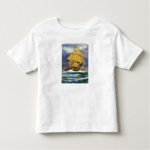 View of Frigate Constitution, Old Ironsides Toddler T-Shirt