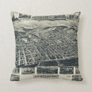 View of Frostburg Maryland by T.M. Fowler (1905) Cushion
