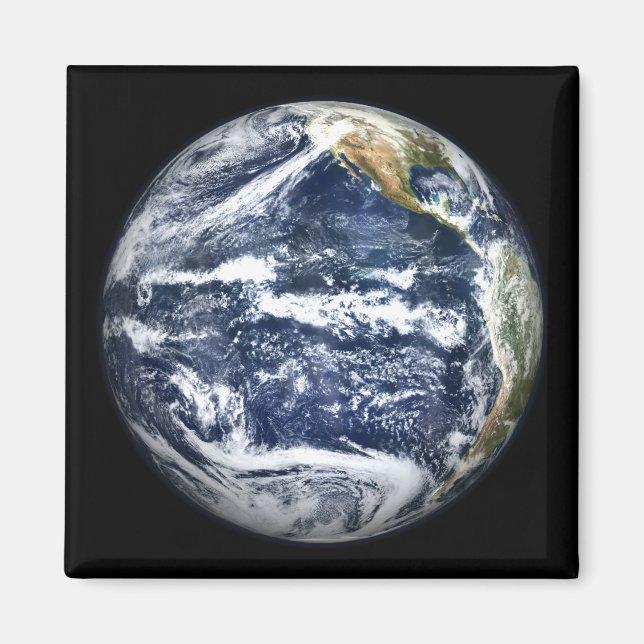 View of Full Earth centred over the Pacific Oc Magnet (Front)