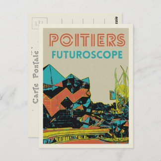 View of futuroscope theme park Poitiers, France Postcard