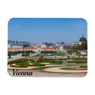 View of gardens near Lower Belvedere palace Magnet