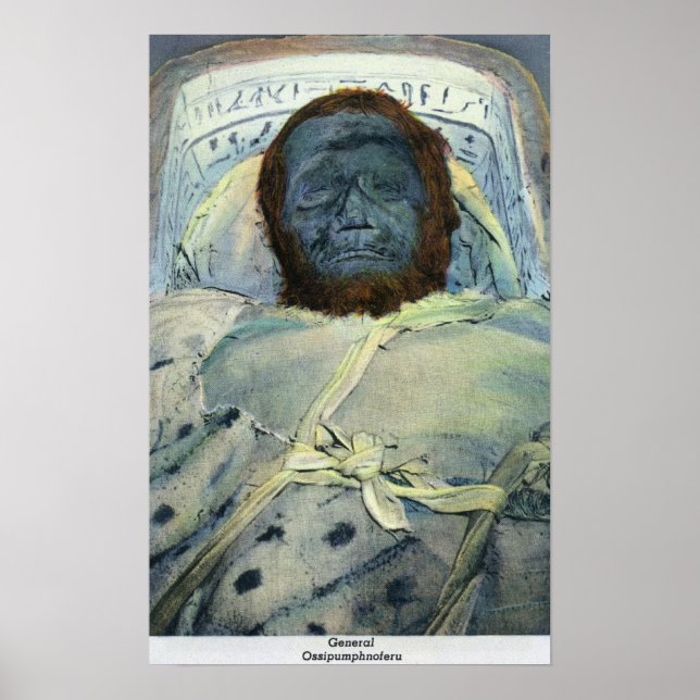 View of General Ossipumphnoferu Mummy Poster (Front)