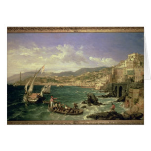View of Genoa, 1854 (oil on canvas)