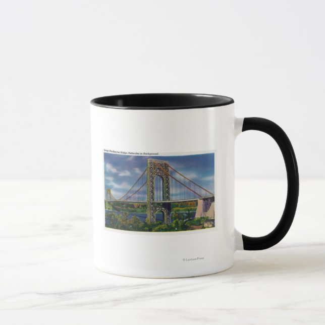 View of George Washington Bridge Mug (Right)