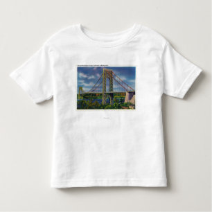 View of George Washington Bridge Toddler T-Shirt