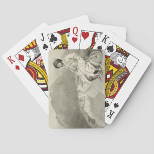 View of Ghimri and Portrait of Hadji-Mourad, plate Playing Cards