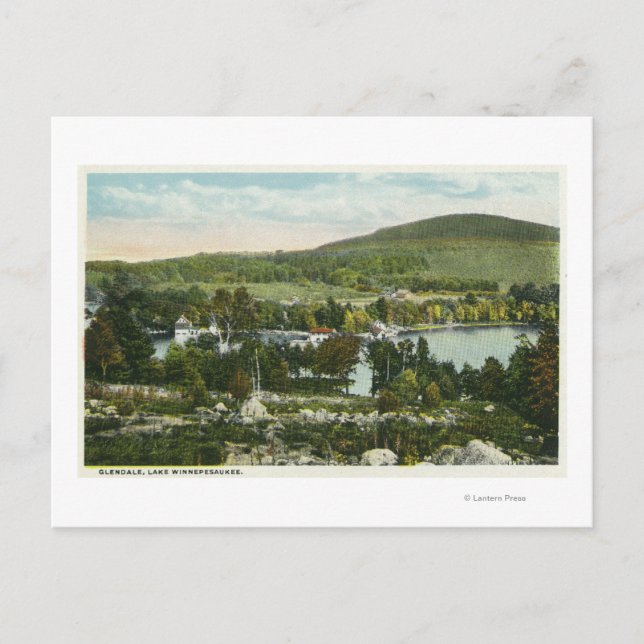 View of Glendale Postcard (Front)