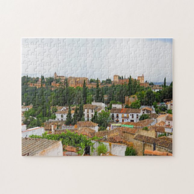 View of Granada and the Alhambra, Spain - Puzzle (Horizontal)