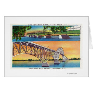 View of Grand Island North and South Bridges
