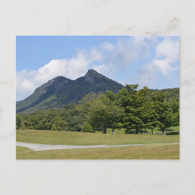 View of Grandfather Mountain Postcard (Front)