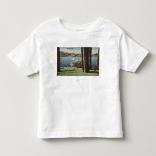 View of Grassy Shore & Lake Toddler T-Shirt