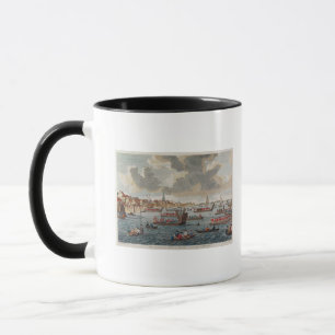 View of Gravesend with troops Mug